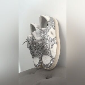Authentic new, golden goose Stardan Glitter Low-Top Sneakers